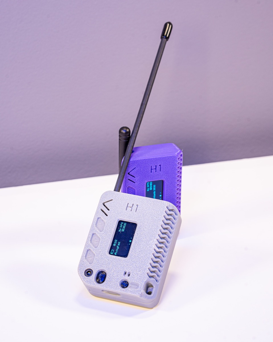 Meshtastic radio enclosures — custom H1 cases