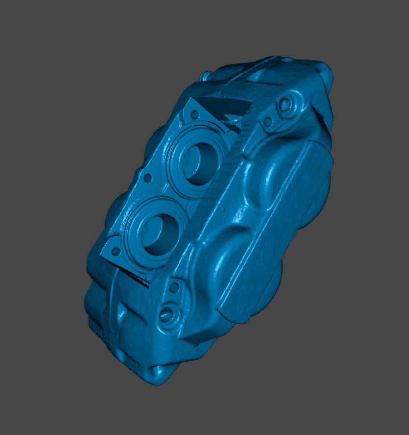 3D scan — brake caliper mesh capture